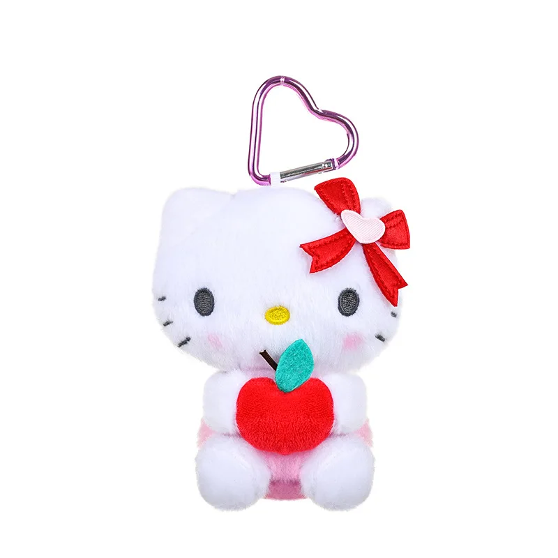 Miniso genuine Sanrio Fruit Party Kulomi KT plush pendant Yugui Dog Cute cartoon backpack hanging hanging accessories