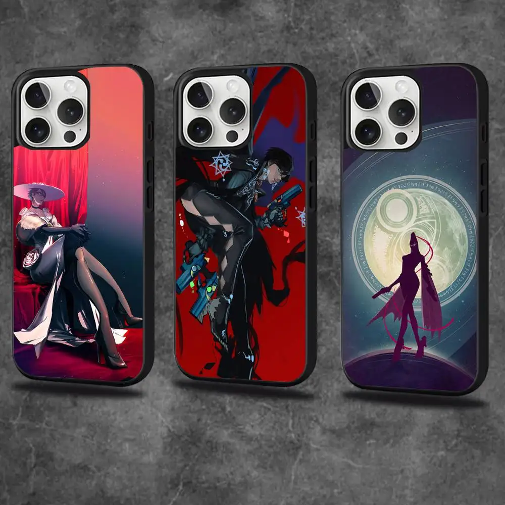 

Game B-Bayonetta2 Phone Case For iPhone 17,16,15,14,13,12,11,Pro,Max,Plus,Mini,SE4,E Magnetic Magsafe Wireless Charging