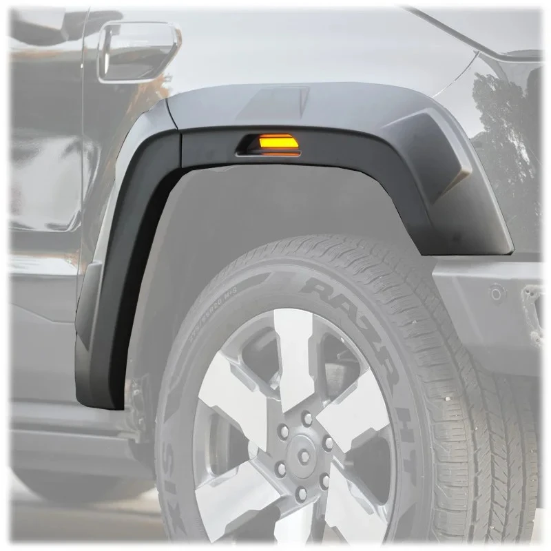 Car Fender Wing Panel Cover for BAIC BJ40 Pro 2024+ ABS Black Side Vent Trim Decoration Exterior Off-Road Styling Accessories
