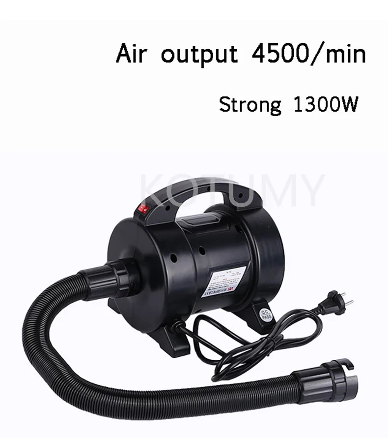 High Pressure 1300w Electric Pump Dual Use Inflator Deflator For Air Cushion Tent Inflation Model Marine Inflatable Pump 110v-24