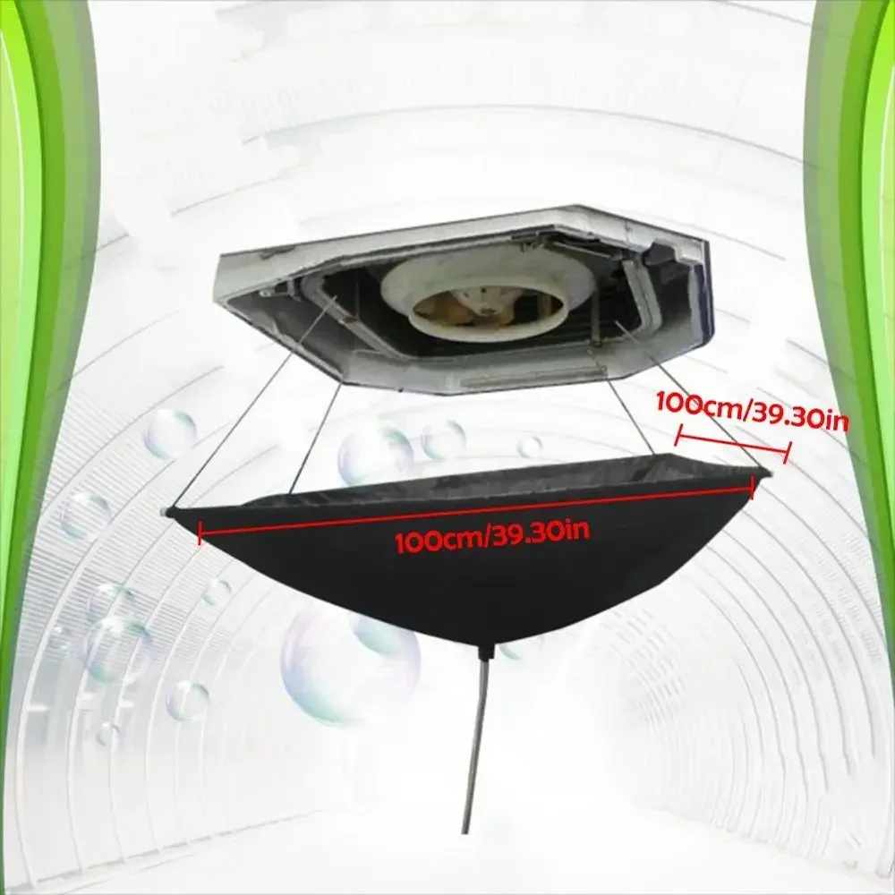 

Защитная пленка для мытья кондиционера, потолочный настенный кондиционер, многоразовая пылезащитная водонепроницаемая нейлоновая крышка для стирки