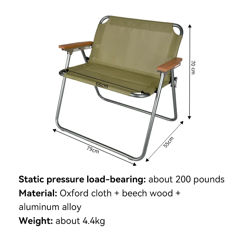 야외 경량 옥스포드 알루미늄 접이식 해변 캠핑 의자, 피크닉 피쉬 체어, 도매