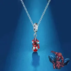 New Superhero Spiderman Necklace Spider Battle Uniform Pendant Necklace for Fans Gifts Jewelry Accessories Christmars Gifts