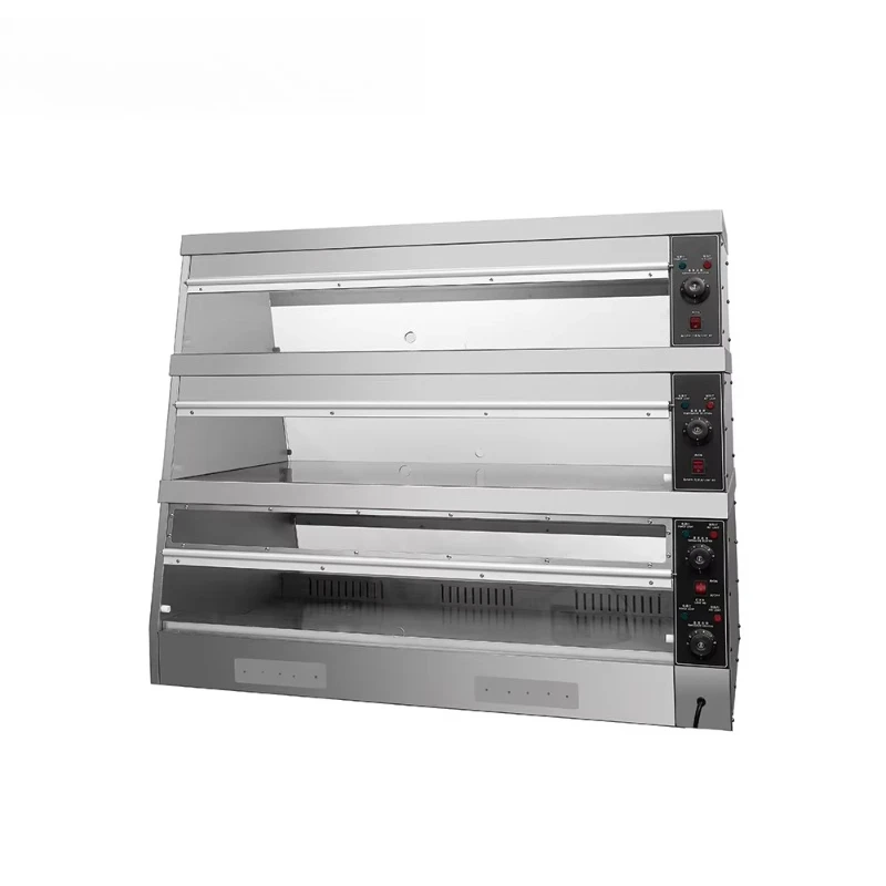Commercial Stainless Steel Hot Food Insulation Display Cabinet Electric Heating Display Cabinet Restaurant Buffet