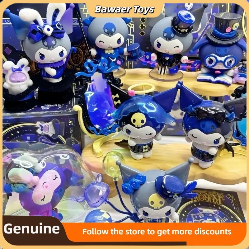 

Новая оригинальная глухая коробка Kuromi Magic Student Series Kawaii Mystery Box, модная игрушка, аксессуары ручной работы, подарки на день рождения для девочек