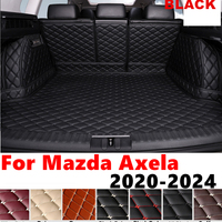 Full Set XPE Car Rear trunk mat for MAZDA Axela Sedan 2024 2023 2022-2020 Cargo Liner Protect Cover Tail Boot luggage Pad Carpet