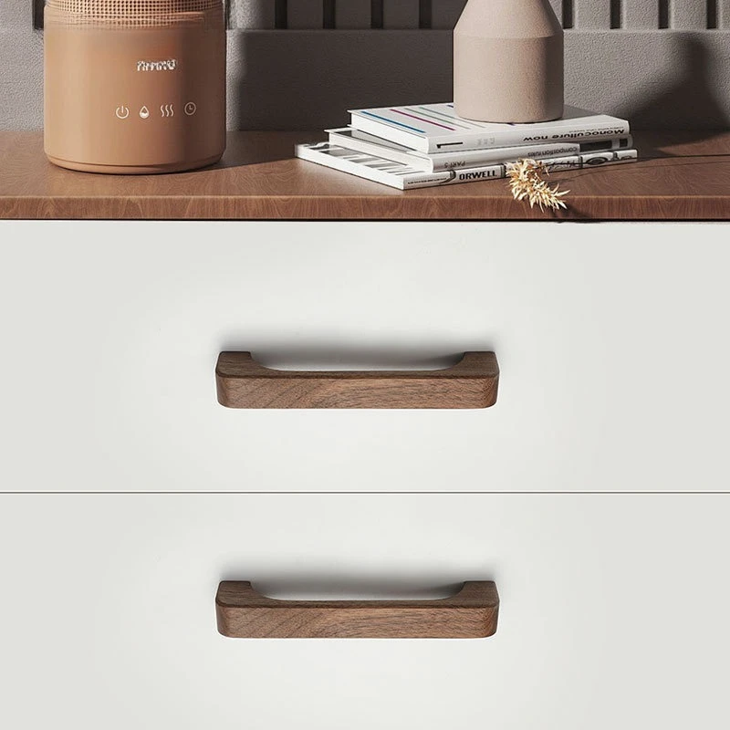 Schrankgriff aus Holz, Schubladengriffe aus massivem Holz für Kleiderschranktüren, natürlicher Holzknopf