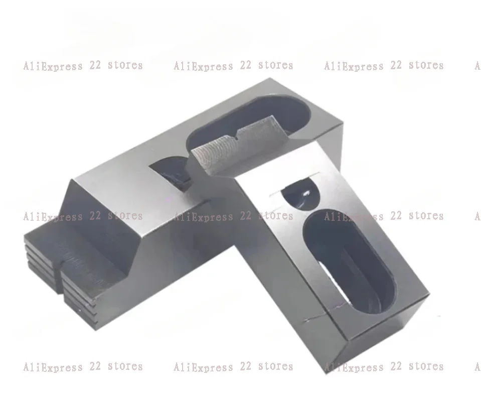 CNC Side Partners Precision OK Clamp, Flat End Bench Vice, Multi-Function Station, Anti Warping Frog Clamp, sculpté Jig, 2Pcs Set