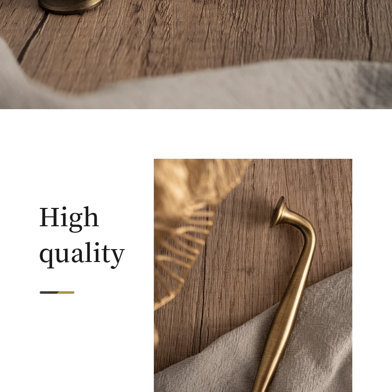 Antique brass cabinet handle and knob 3