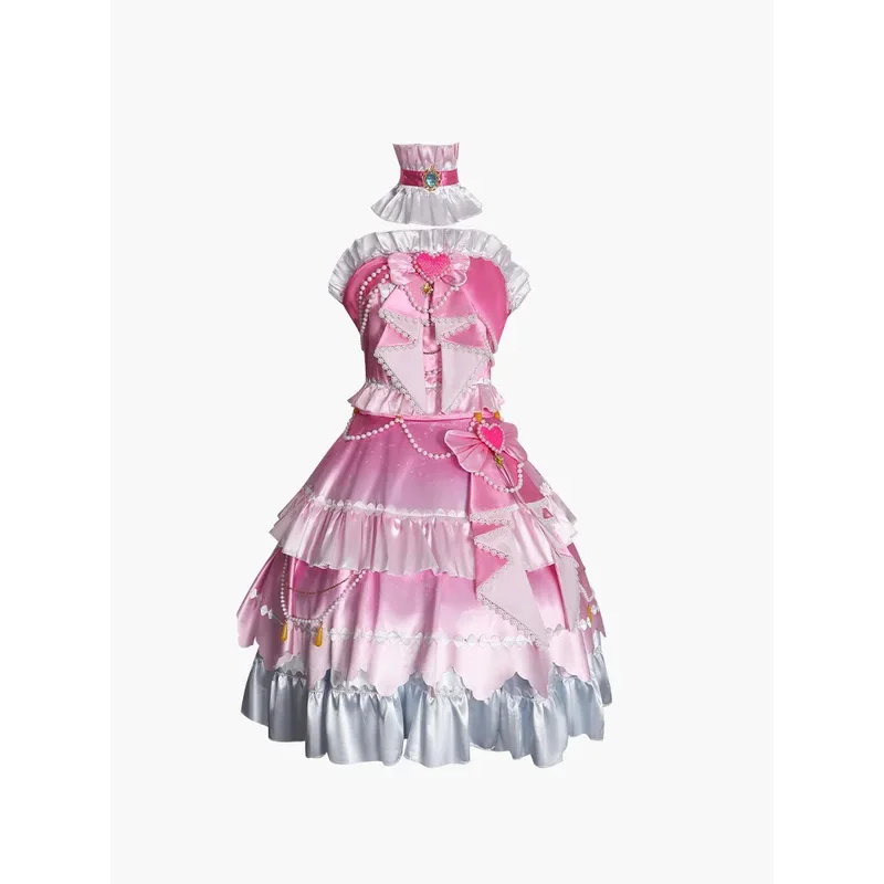 

Lovely Anime Aikatsu Stars Shiratori Hime Cosplay Costume Dress Uniform Halloween Outfit Carnival Performance Disguise Wear hf5]