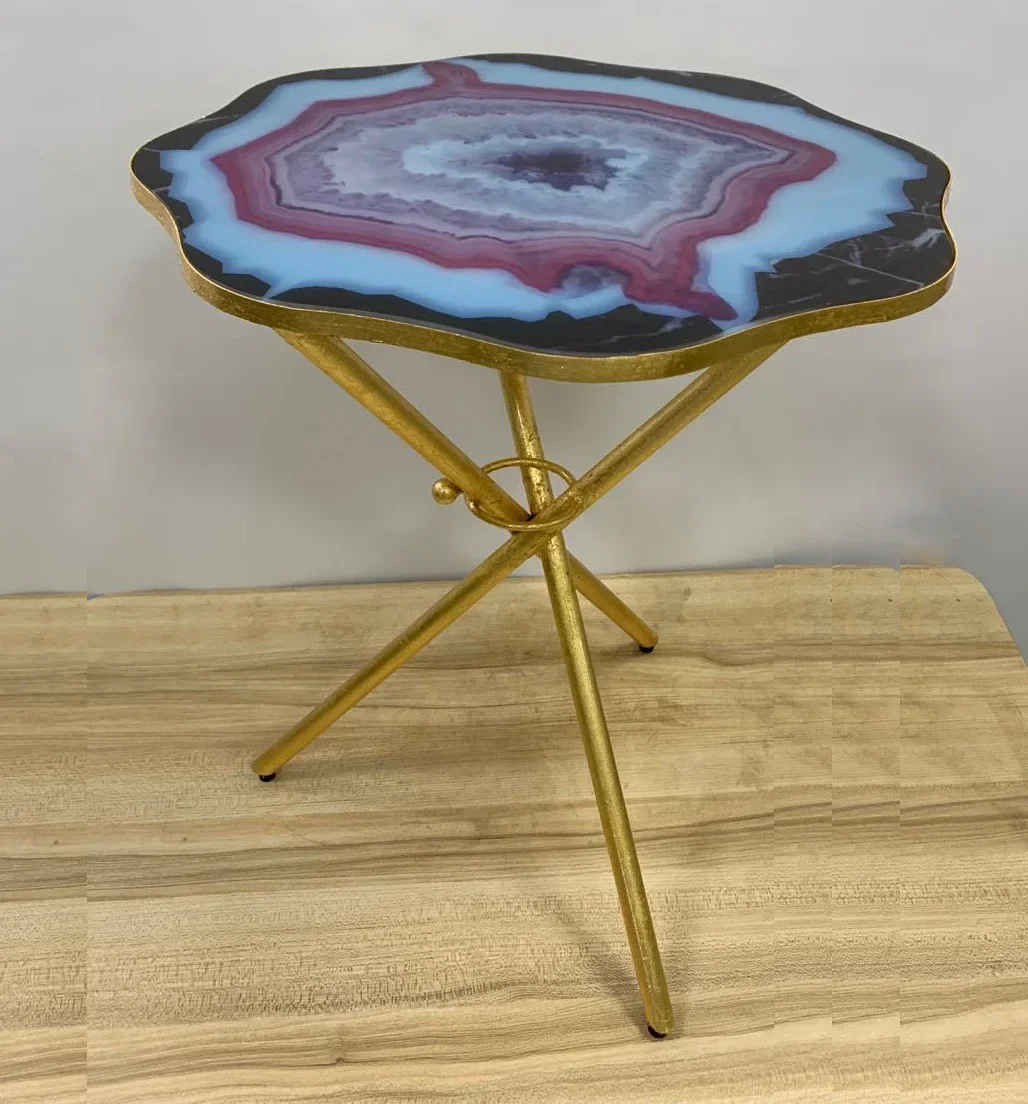 American agate pattern lace hardware coffee table/furniture sticker gold foil