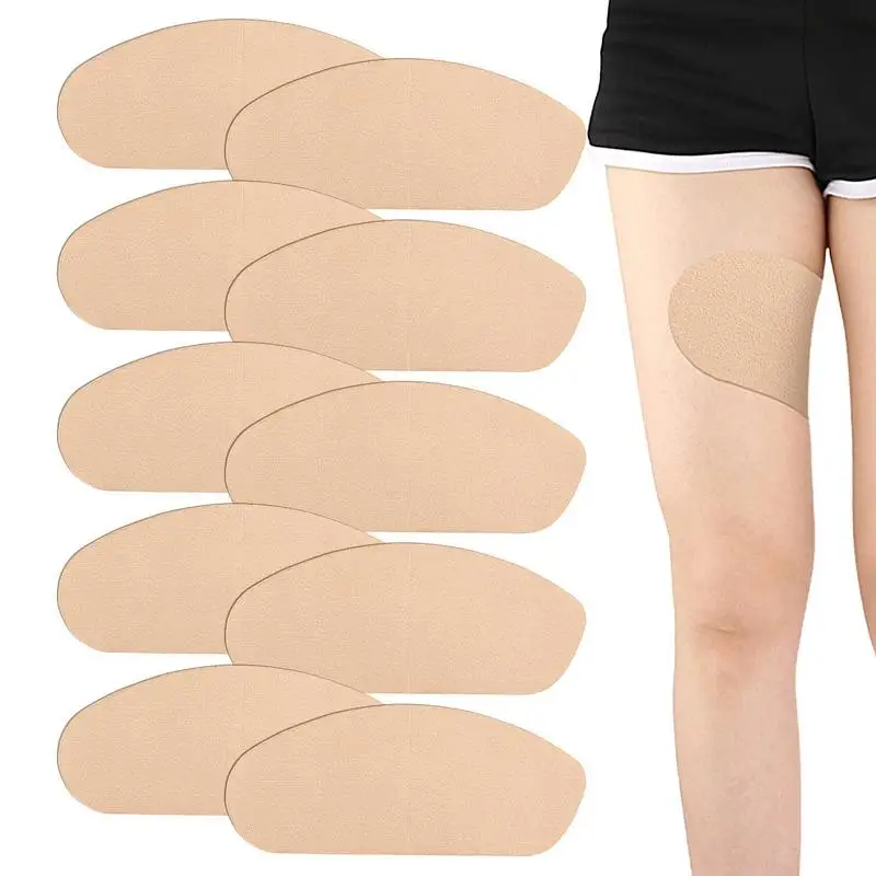 Anti Friction Thigh Patches 10X Anti Chafing Skin Tape Invisible Body Waterproof Sweat Absorption Wear-Resistant Friction