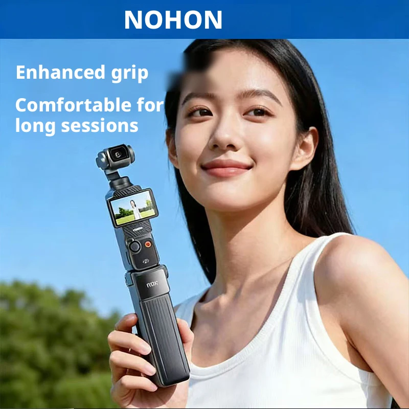 NOHON Compatible with DJI Pocket 3, 5000mAh Battery Power Bank, Pocket Camera Charging Handle, for Pocket 3, Extended Handle