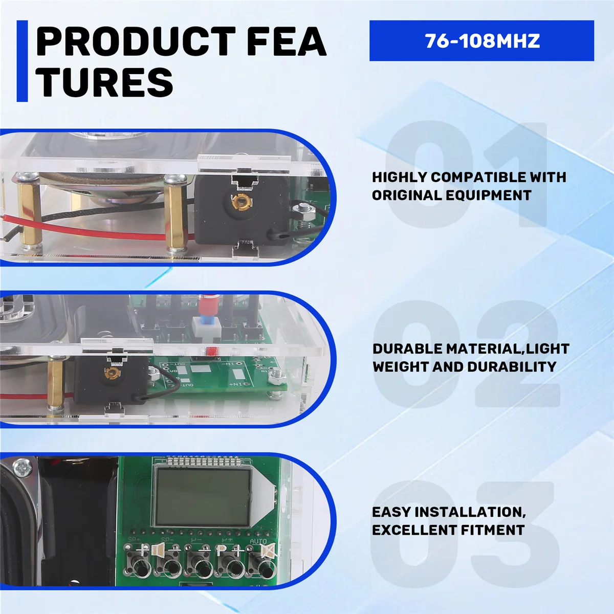 POP-lFM วิทยุชุด DIY การประสาน โครงการปรับตัวรับสัญญาณไร้สายจอแสดงผล LCD วิทยุดิจิตอล FM โมดูล DIY ชุดสําหรับ