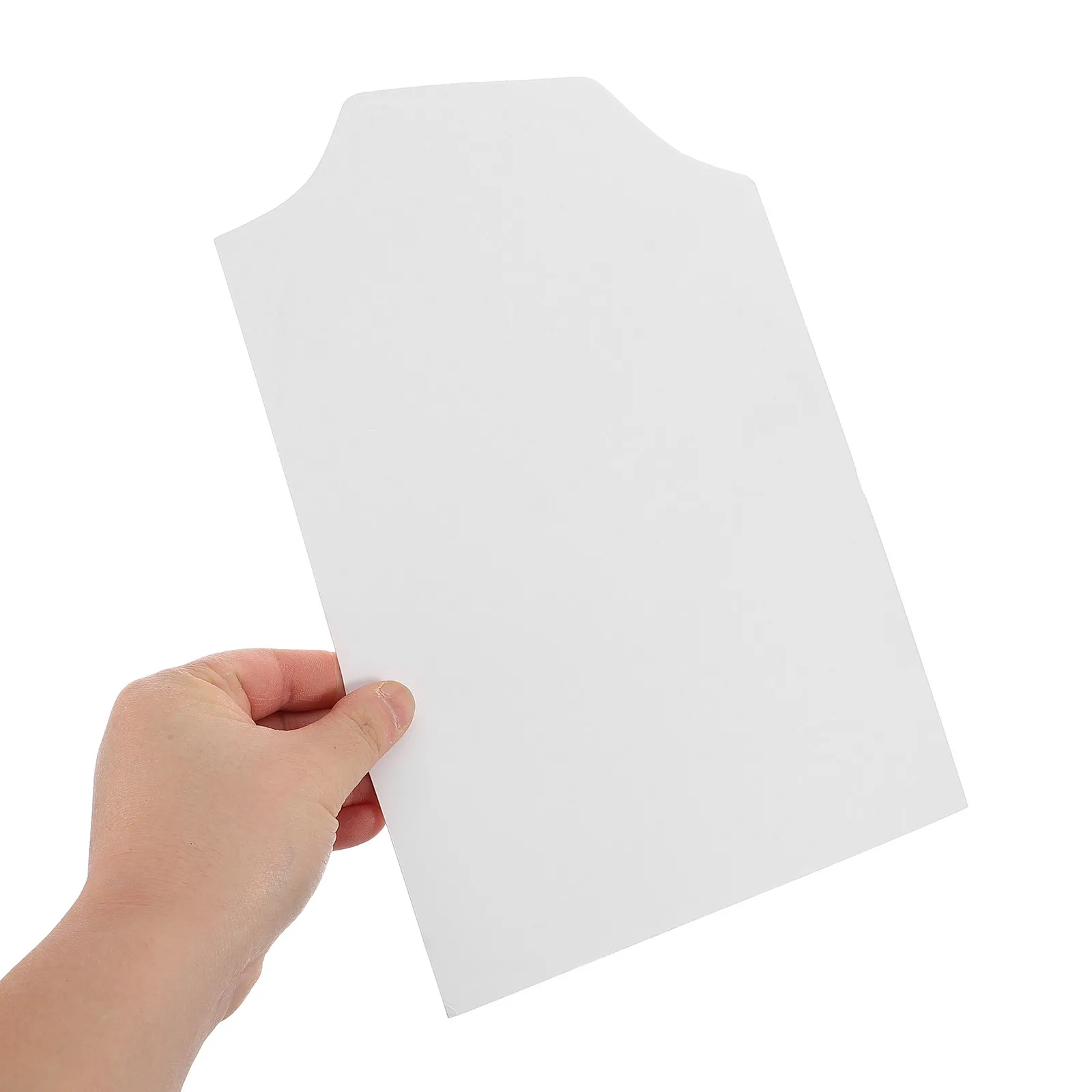 100Pcs White Cardboard Shirt Form Inserts 22x30cm Dual-Sided Sturdy Wrinkle Prevention Folding Support for T-Shirts Shirts