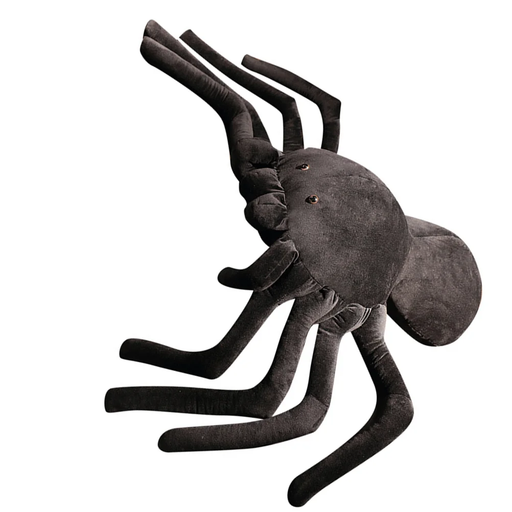 

Realistic Black Spider Plush Toy Birthday Gift for Girls Kawaii Stuffed Animal Boy Baby Dolls
