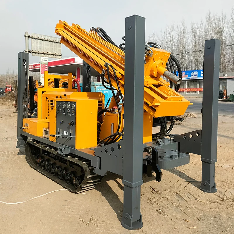 

Customized 160m Portable Deep Well Drill Diesel Hydraulic Crawler Water Well Drilling Rig