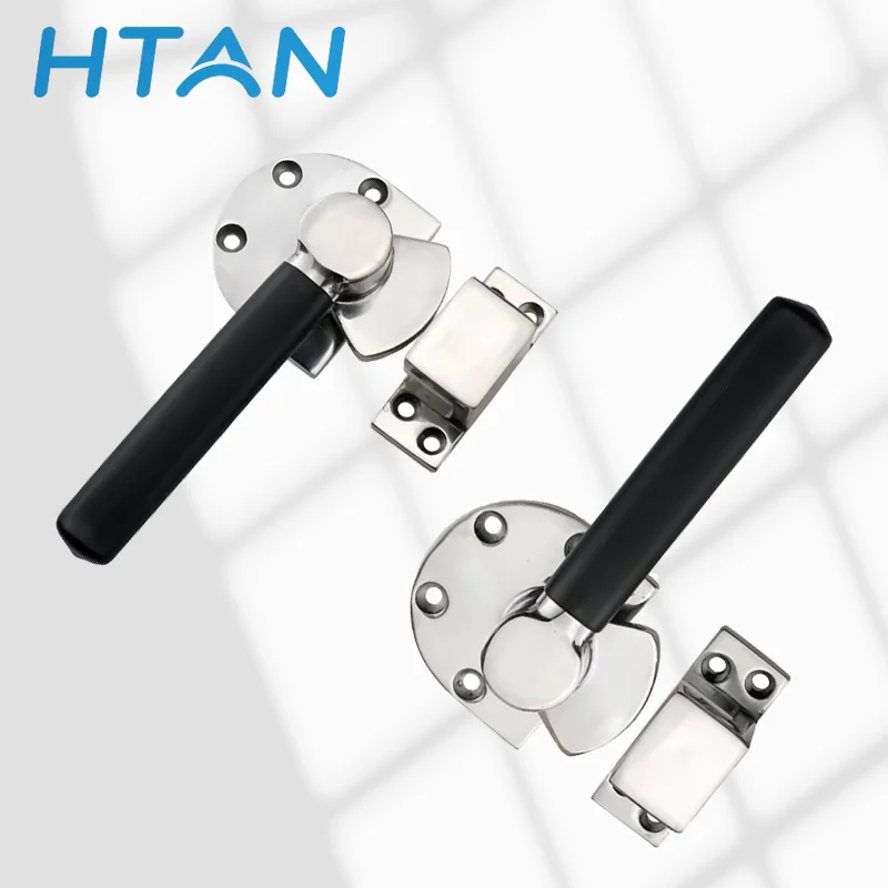 

Stainless Steel Spring Handles with Rubber Grip for Industrial Equipment Toolboxes and Folding Applications