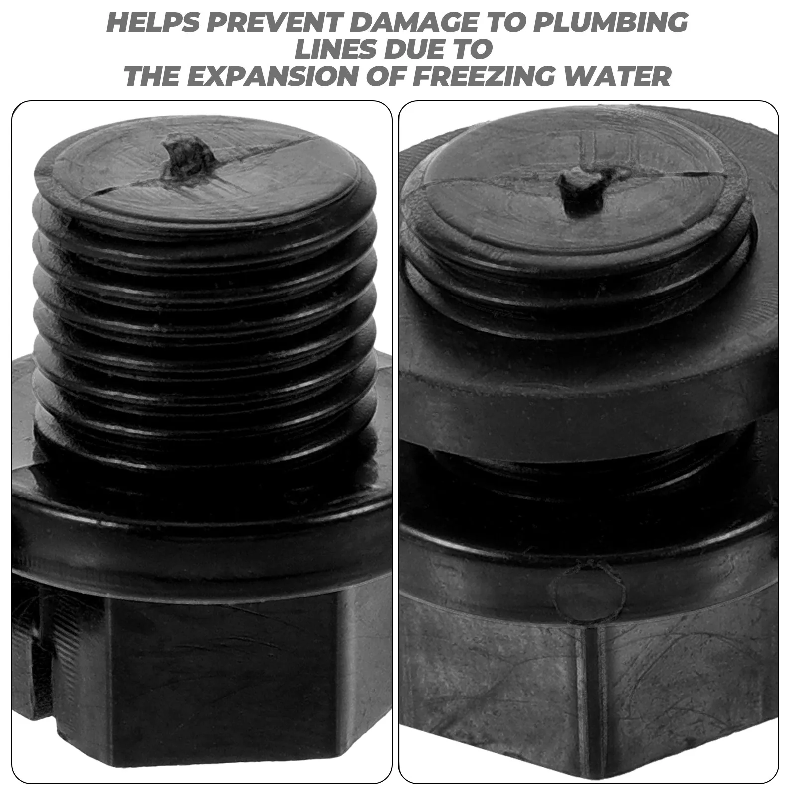 

2 set Pump Pipe Plug Washer Replacement for SPX1700FG Winterizing Swimming Pool Drain Stopper Freeze Resistant Seal