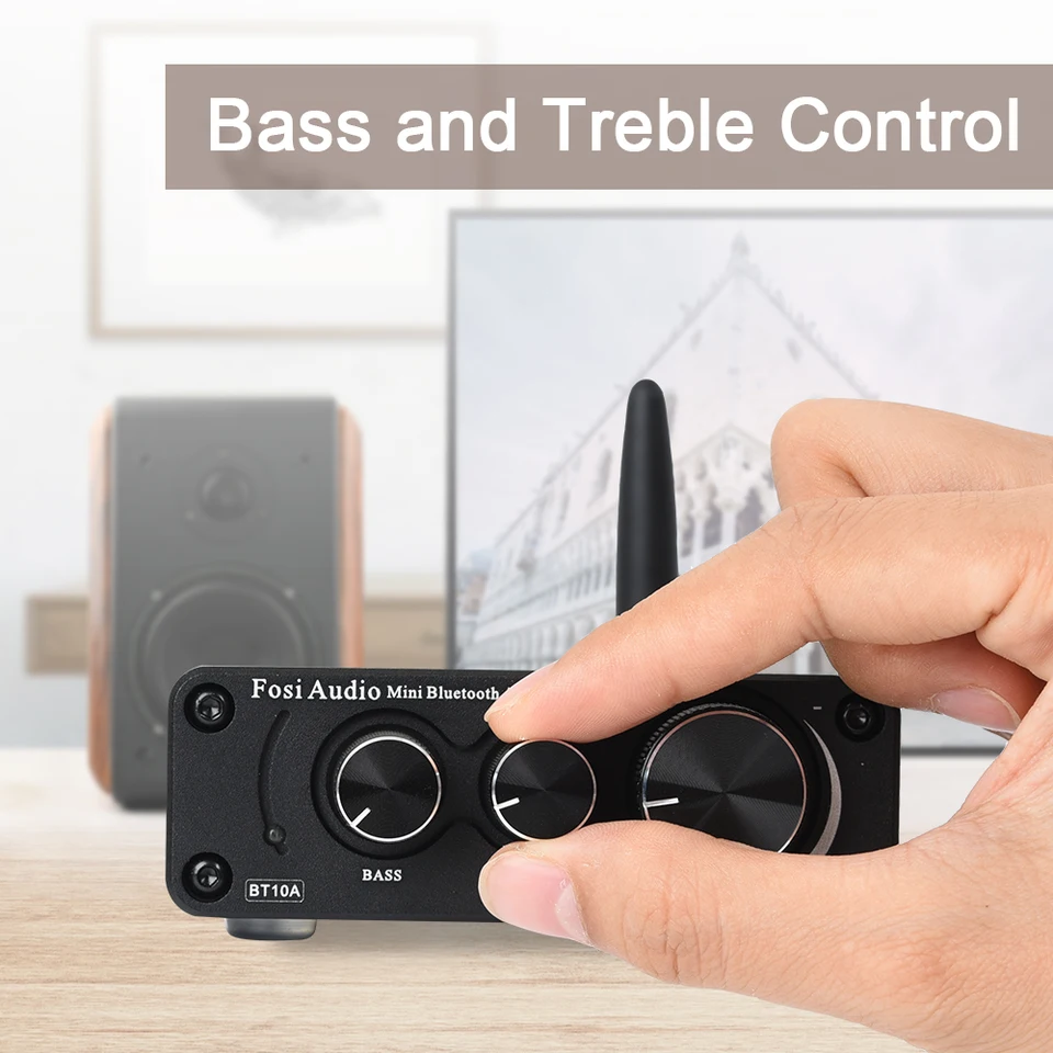Fosi Audio BT20A Pro Bluetooth 5.0 Amplifier, 300Wx2 TPA3255 Mini Audio Amplifier, Replaceable Op-Amps, Built-in Home Stereo HiFi Amplifier Class D 2.0 Channels, BT20A Upgraded Version Fosi Audio BT20A Pro Bluetooth 5.0 Amplifier, 300Wx2 TPA3255 Mini Audio Amplifier, Replaceable Op-Amps, Built-in Home Stereo HiFi Amplifier Class D 2.0 Channels, BT20A Upgraded Version