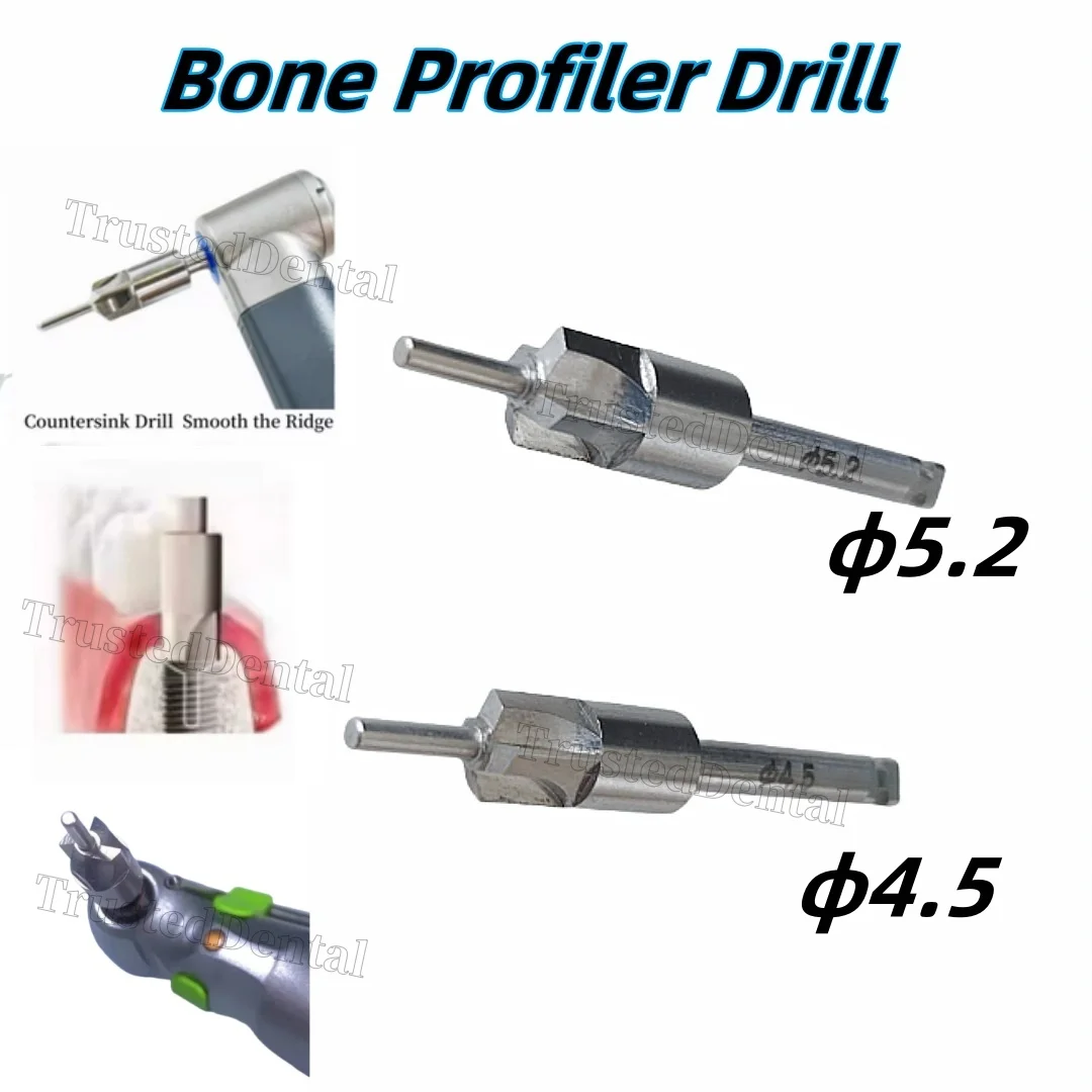 

Dental Bone Profiler Remover Implant Shoulder Interfere Trimmer Drill 4.5 5.2mm