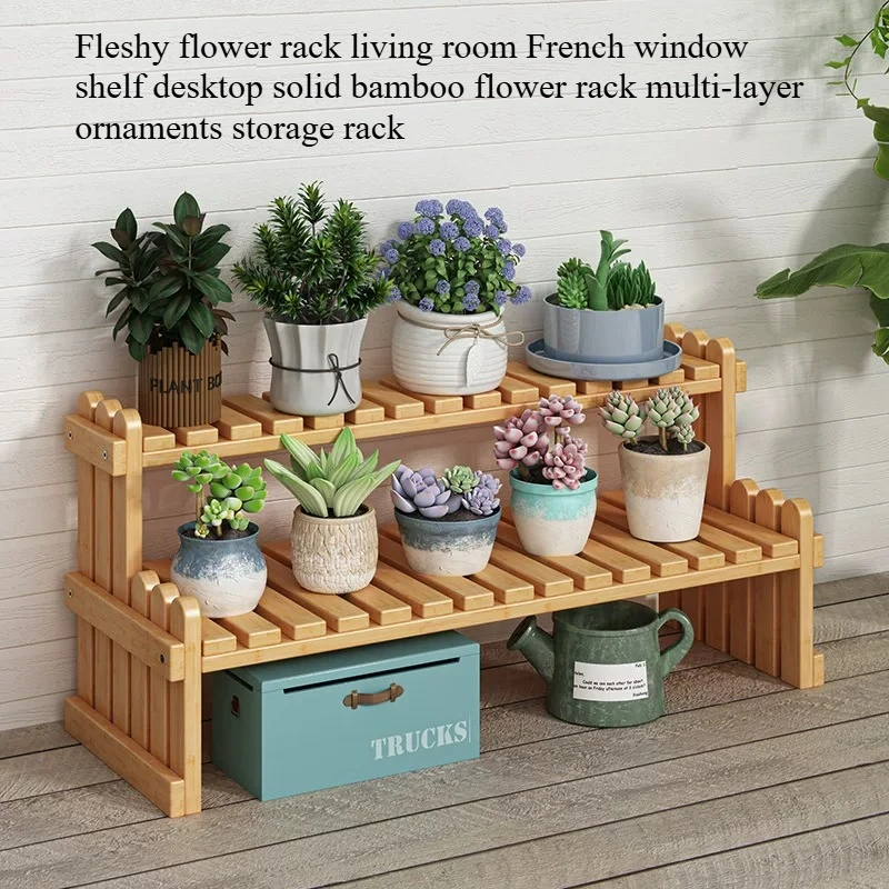 

Tomato Decor Plant Shelf Wood Outdoor Storage Ladder Rack Plant Stand European Tiered Scaffale Con Ripiani Balcony Furniture