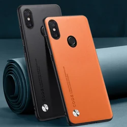 Luxury PU Leather Case For Xiaomi Mi 8 Back Cover Matte Silicone Shockproof Full Protection Phone Case For Xiaomi 8 Mi8 Xiaomi8