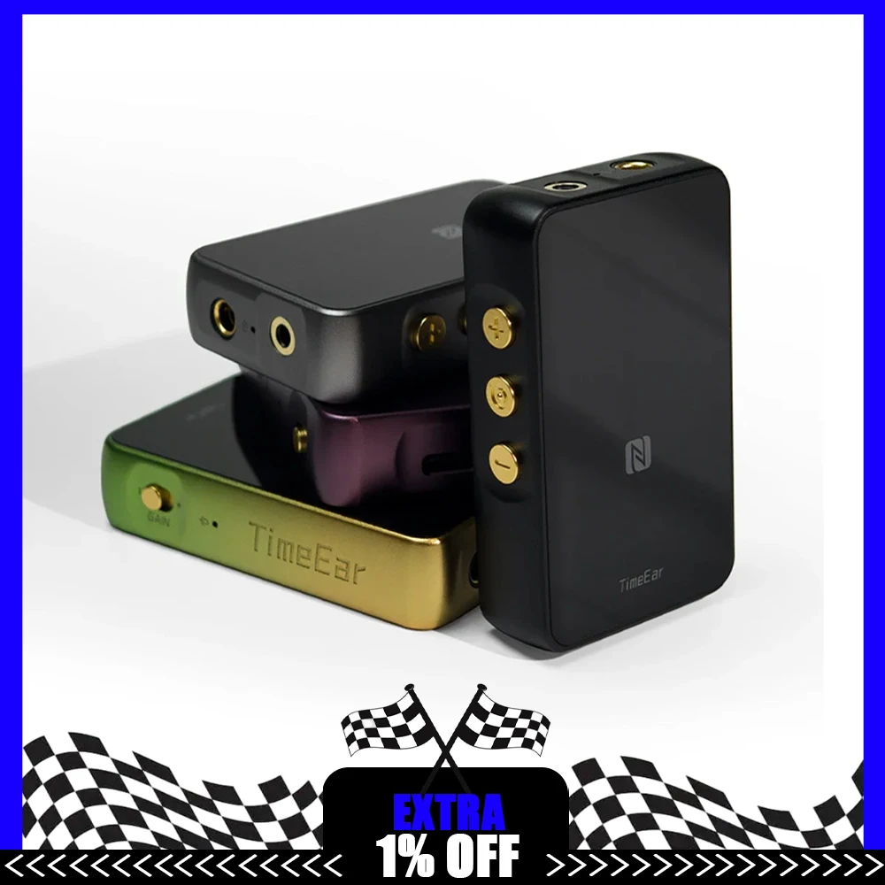 TimeEar BTE-8 Bluetooth HIFI Headphone Amplifier Mini DAC AMPDual CS43131 Headphone Power Amplifier Portable Customize For Music