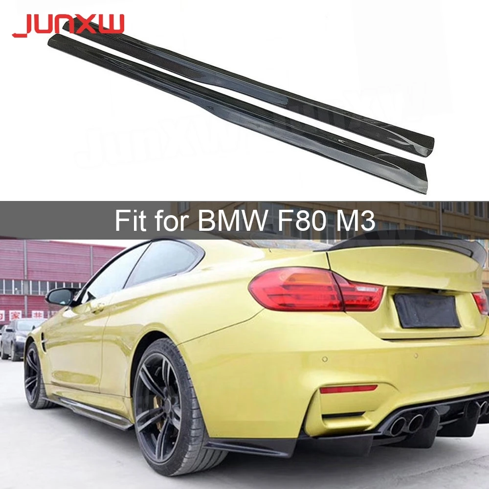 

Carbon Fiber Side Skirts Winglet Splitters Lip for BMW 3 Series F80 M3 4 Series F82 F83 M4 2012-2018 Car Styling