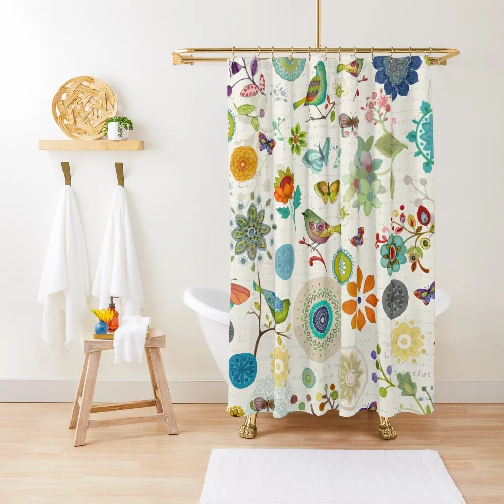 

Bo Ho Birds Shower Curtain Bathroom And Shower Products Set For Bathroom Transparent Bathroom Shower Curtain