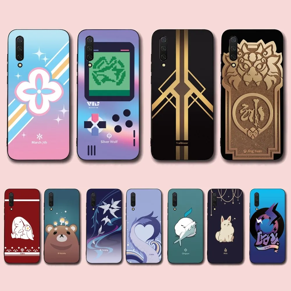 Honkai Star Rail Proprietary Roles Logo Phone Case For Xiaomi Mi 5X 8 9 10 11 12 lite pro 10T PocoX3pro PocoM3 Note 10 pro lite