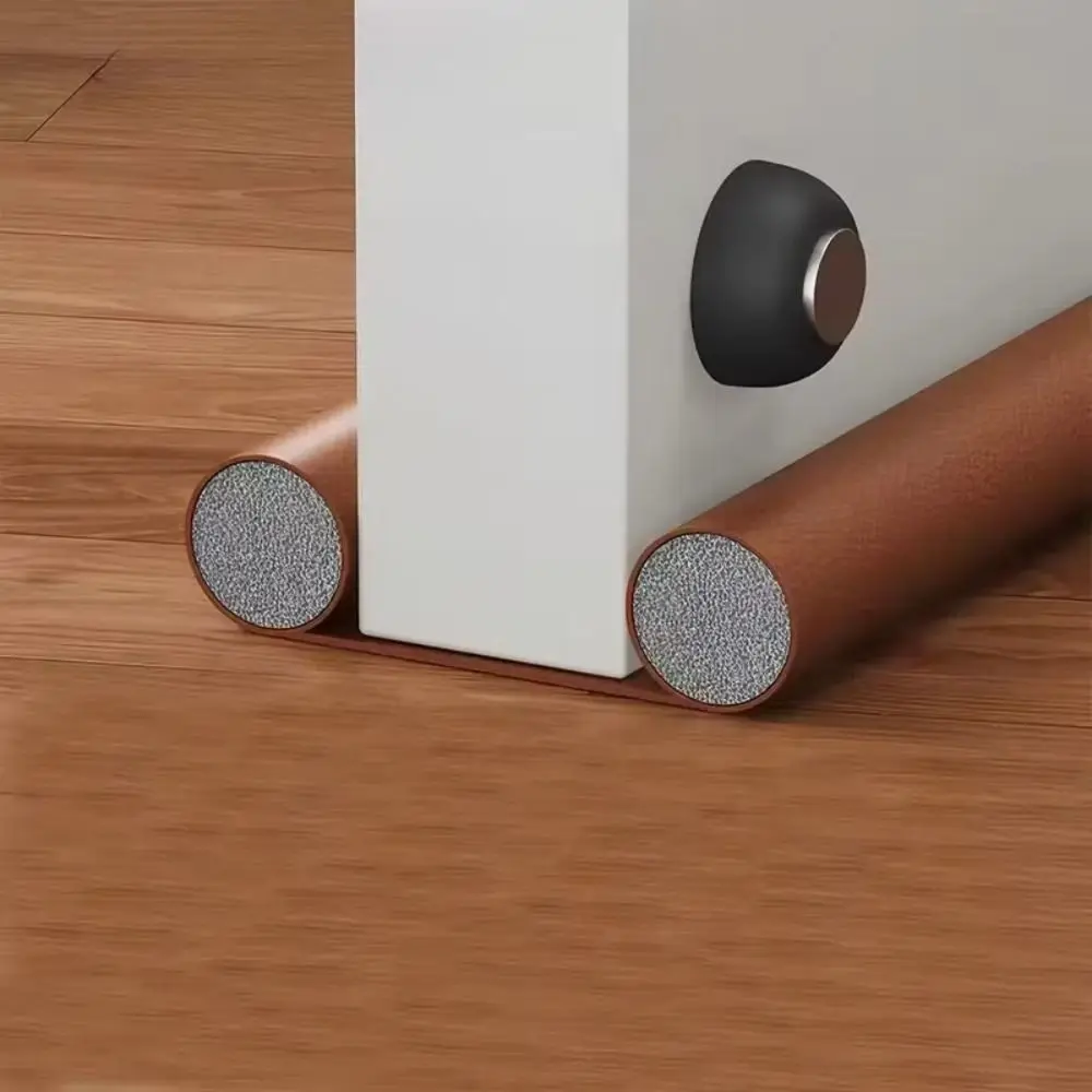 Double-sided Door Bottom Sealing Strip Dustproof PU Door Bottom Windproof Strip Soundproof Full Coverage Gap Sealing Strip