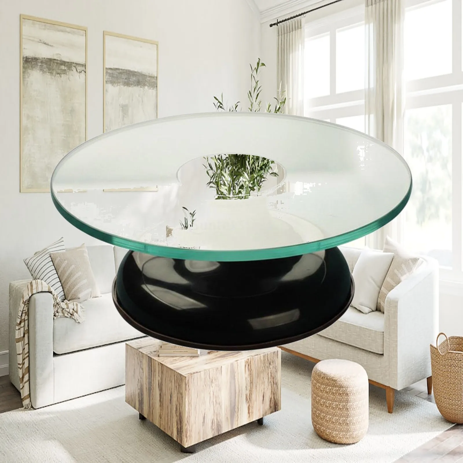 Professional Cake Turntable 360 Degree Rotating Base Display Tray for Wedding Birthday Party Supplies