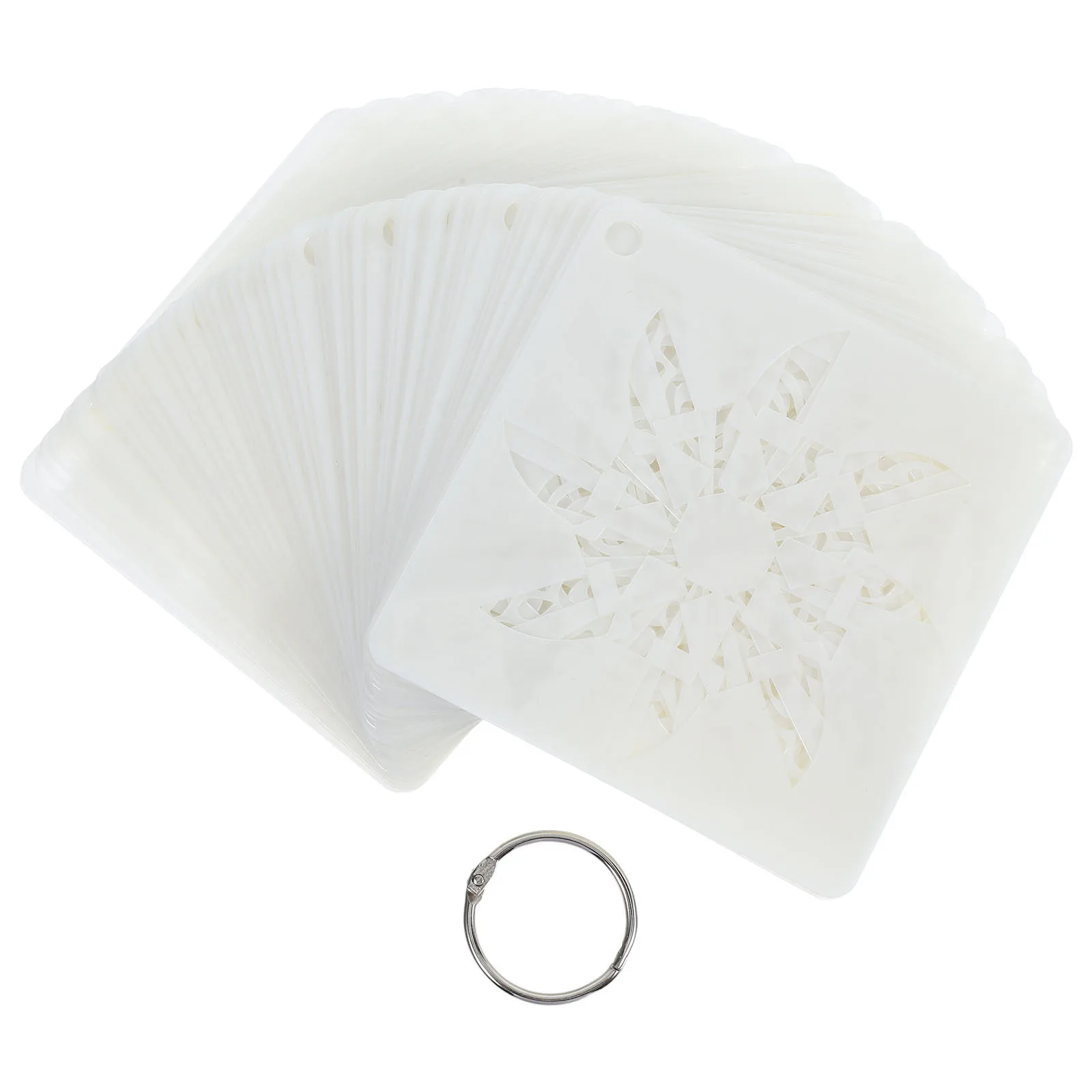 

1Set Mandala Painting Craft Stencils Reusable Pet Mandala Flower Templates for DIY Wall Art Furniture Wood Fabric Metal Canvas