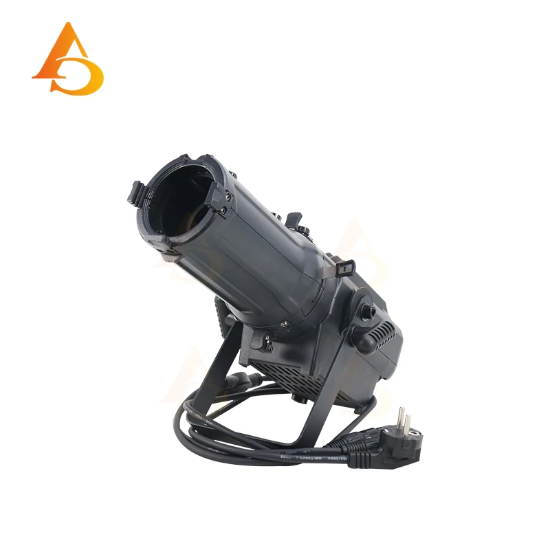 Mini 100W  DMX Zoom Profile Surface Studio Gobo Spotlight Variable Zoom Ellipsoidal DMX LED Leko for Light Show DJ CLUB