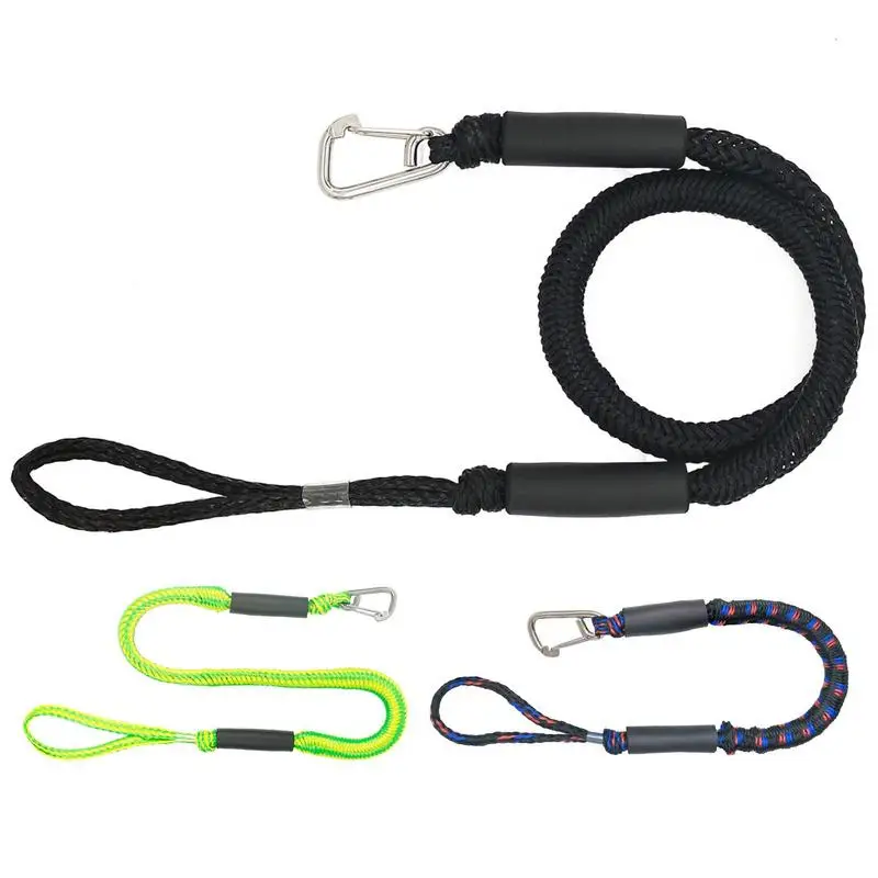 Dock Lines Elastic Marine Rope Bungee Cords Shock Ties Stretchable Mooring Rope Elastic Marine Rope Bungee Cords Boat Accessory