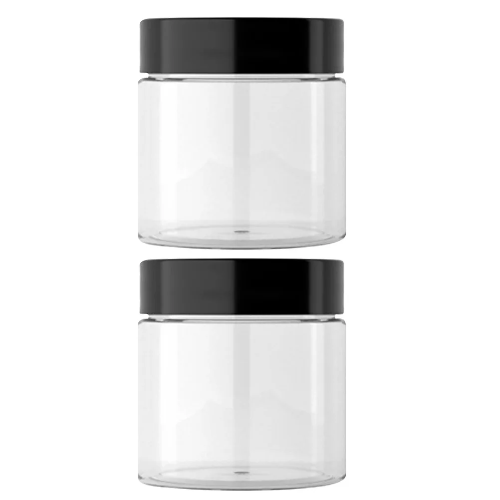 2pcs 50Ml Portable Cream Box For Travel Mini Ointment Container Leakproof Plastic Storage Refillable Lotion Box