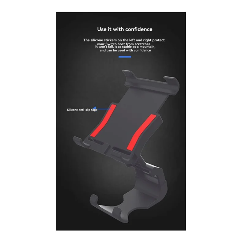 B04C-Clamp Stent Rotatable For NS Pro Controller Adjustable Clip Mount Holder For Nintendo Switch/Lite Gamepad