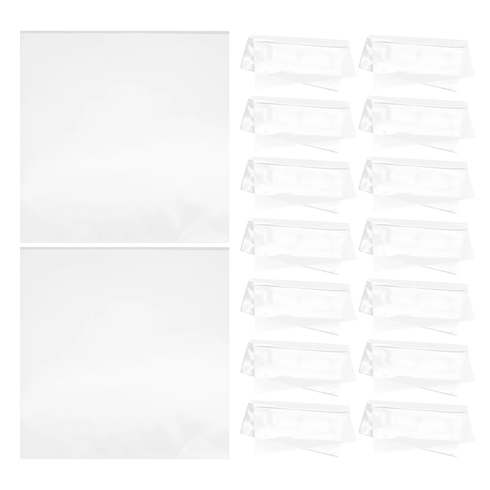 

25 Pcs Vinyl Record Protective Bag Outer Sleeves Plastic Coat for Transparent Protector