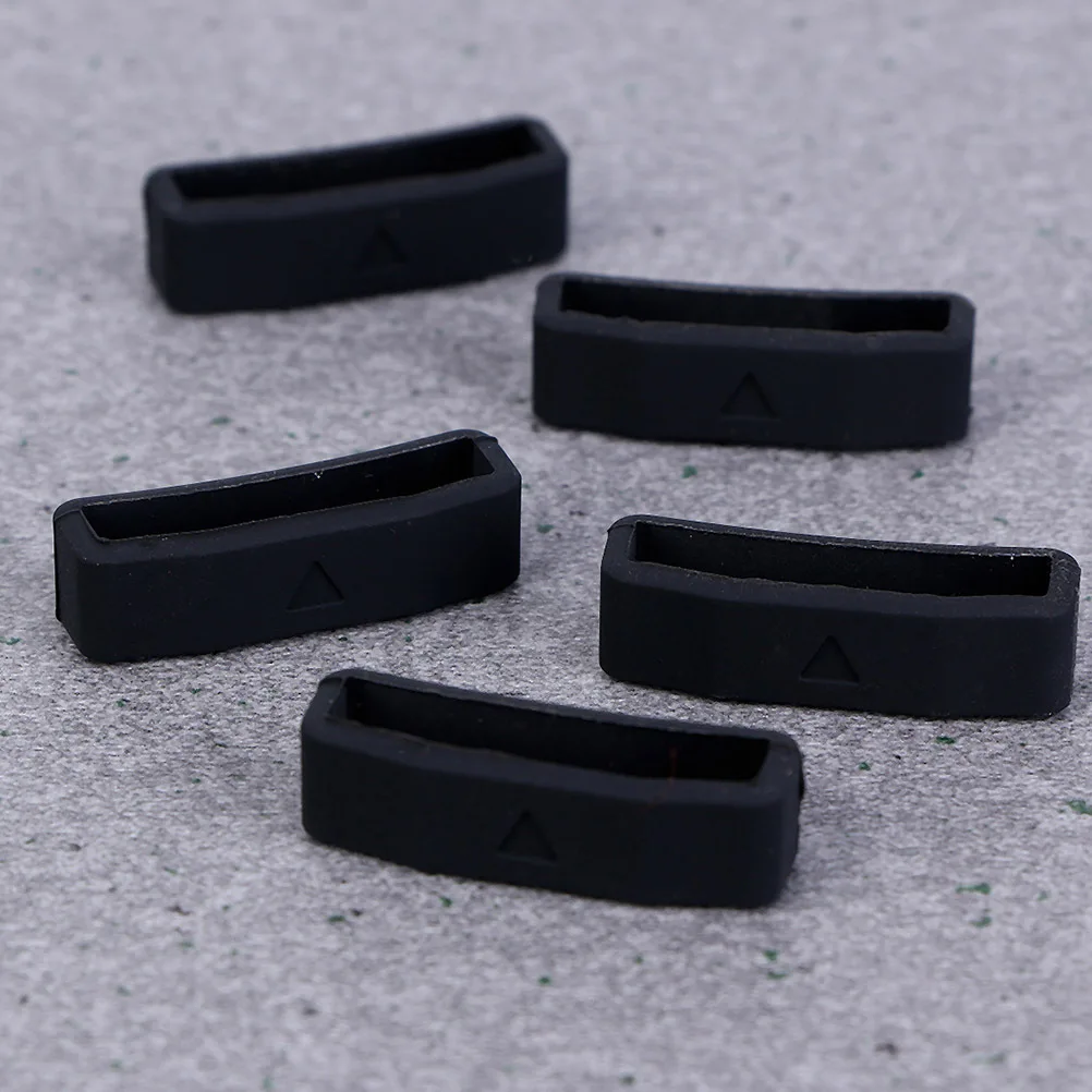 

6Pcs Watch Bands Holder Loop Premium Silicone Fastener Ring Sturdy Retainer for Easy Secure Installation