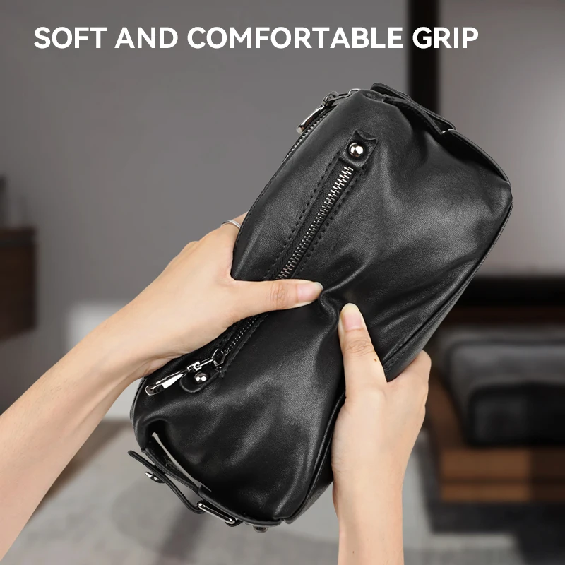 2022 Golf Bag Genuine Leather Large Capacity Storage Clutch Bag Multifunctional Soft Leather Clutch Wallet Handbag Hand Bag