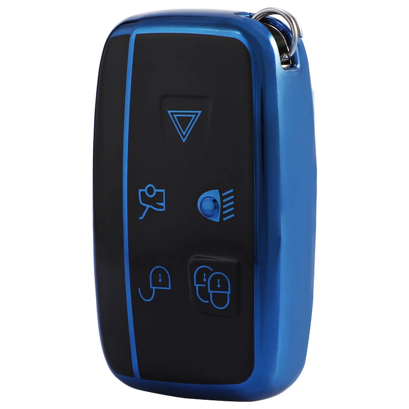 Coque de protection en TPU pour clé à distance de voiture, Land Rover, Range Rover, dehors, Freelander, Velar, Evoque, Discovery 4, GuitRecruitment XJ, XF, JE