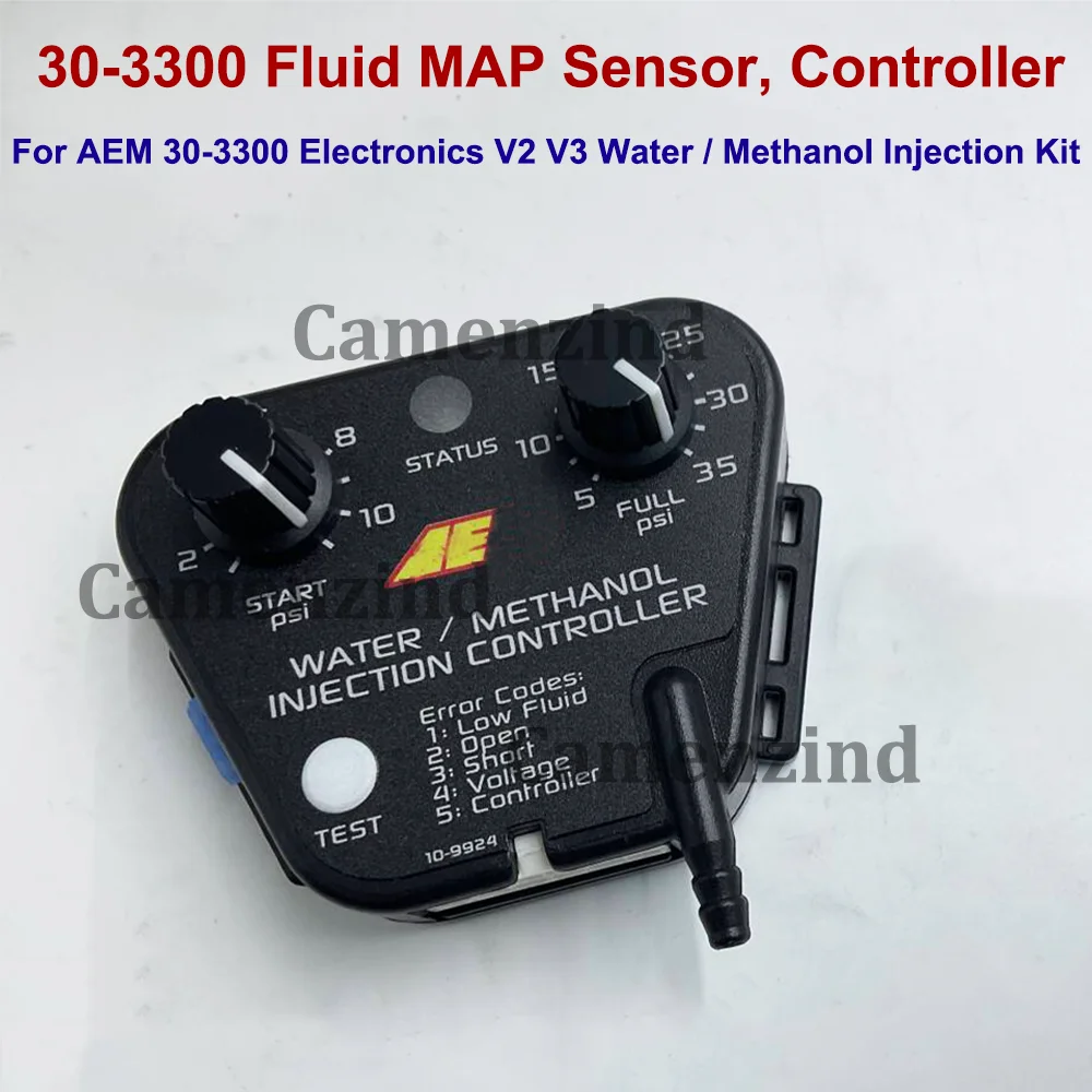 

New 30-3300 Controller + Wire 303300 Fluid MAP Sensor Fits For AEM 30-3300 Electronics V2 V3 Water / Methanol Injection Kit