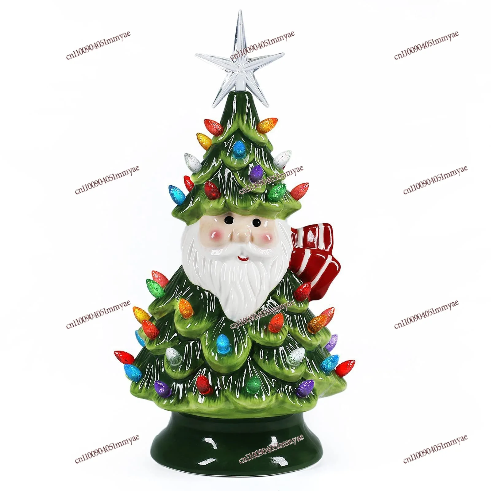 

Resin Christmas Tree Tabletop Christmas Tree Lights, Lanterns Santa Claus Christmas Tree Ornaments