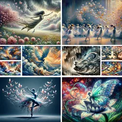 Landscape Strange World Paint By Numbers 40x50 Personalized Craft Kits For Adults Decoration Home Mother's Gift Wholesale HOT