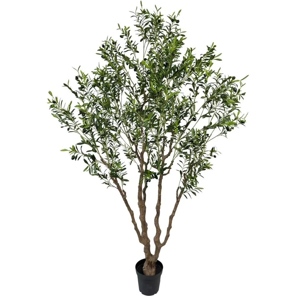 

Artificial Olive Tree Tall,Faux Olive Tree Indoor Artificial Tree for Modern Home Office Living Room Floor Decor Indoor