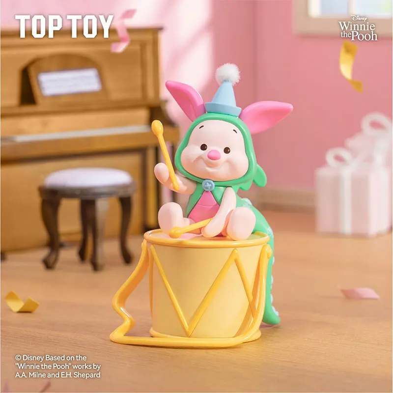 TOPTOY Disney Winnie The Pooh Fun Party Series Blind Box Genuine Guess Bag Mystery Box Cute Anime Figure Desktop Ornaments Gift view 4