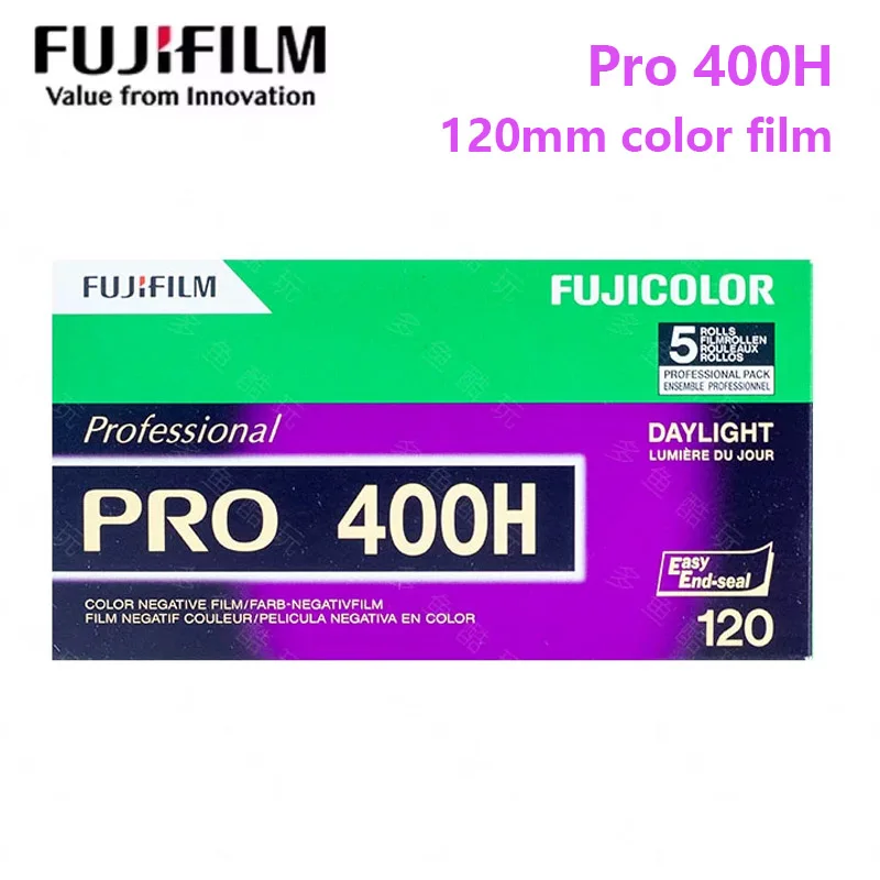 1/2/3/4/5 Rolls Fujifilm Instax Mini 120 Color Film Photo Paper PRO400H 120 Negative For FUJI Instant Camera (Expiration : 2021)