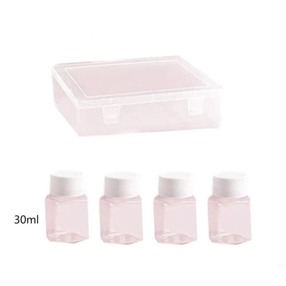 Handmade Perler Hama Beads Storage Box Color Label Stickers 24 Color Bean-packing Material Package Transparent DIY Handmade