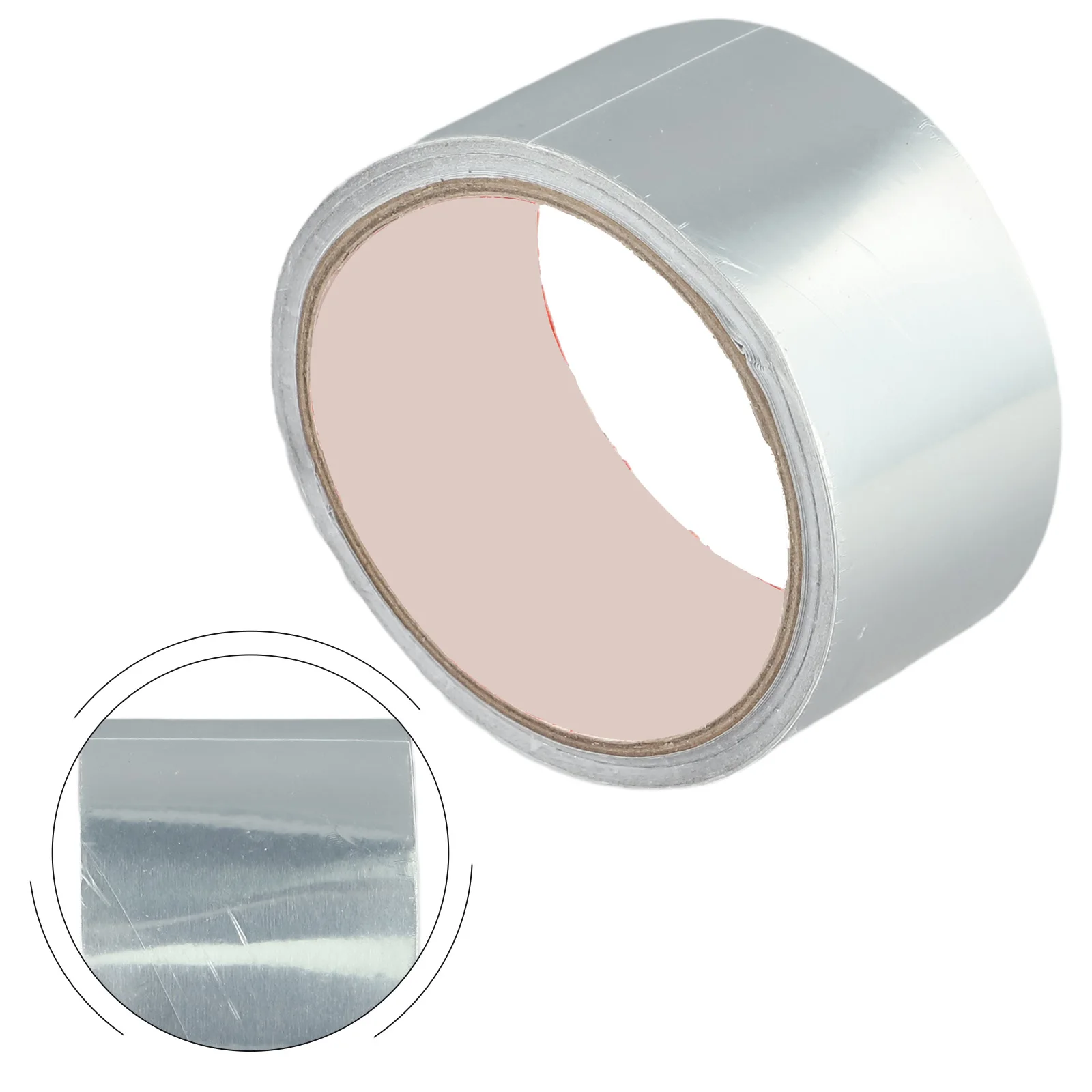 Glass Fiber Aluminum Foil Tape 450C Heat Resistant Waterproof Fireproof Cloth For Kitchen Range Hood Firewall Repair Sealing